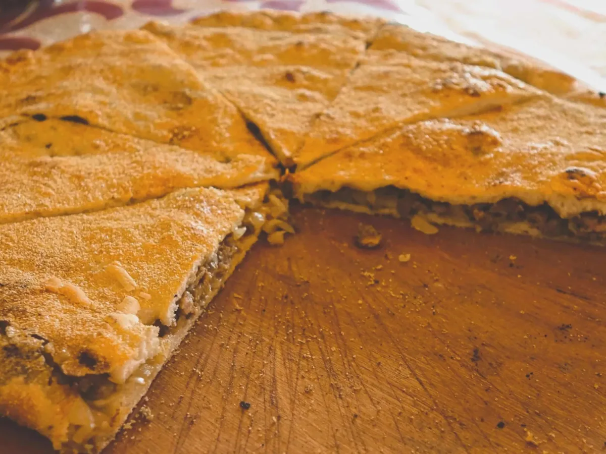 Berber Pizza (Medfouna): Morocco Bread Baked in the Sand